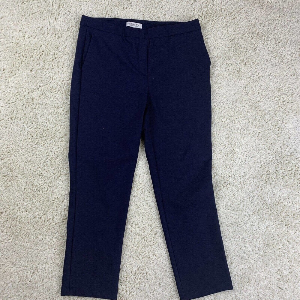 Rachel Zoe High Waist Pleated Stretchy Trousers Size 10